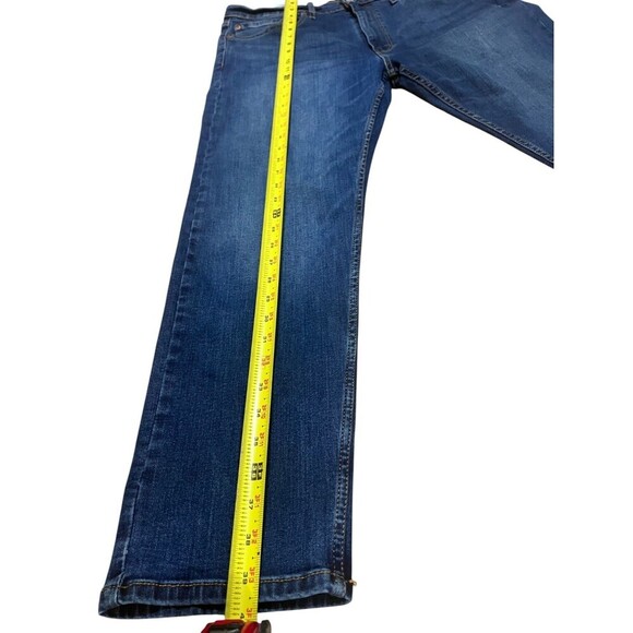 Levi’s 502 Skinny Fit Jeans – Men’s 38W x 30L Blue Dark Wash Denim - Picture 2 of 7